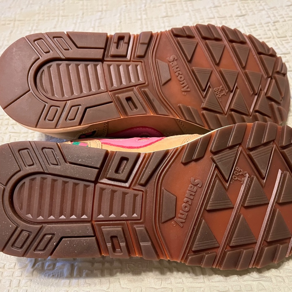 Saucony Shadow 5000 shoes Pink Teal Tan NEW WITHOUT BOX - Picture 7 of 8